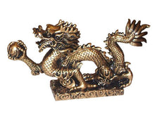 Dragon with Pearl Statue (M) - 9 in. (L)