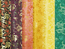 Dragon Design Silk Rayon Brocade