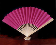 Color Paper Folding Fan - 9 in.