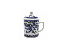 Classic Blue on White Mug with Cover