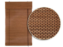 Brown Thread Bamboo Blinds with Valance