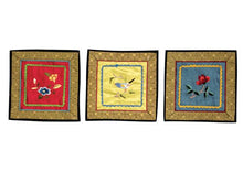 Hand Embroidered Silk Place-Mat / Applique