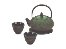 Textured Design Cast Iron Teapot / Cup