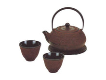 Textured Design Cast Iron Teapot / Cup