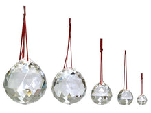 Crystal Ball with Red String (For Hanging)