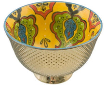 Metallic Ceramic Bowl - 6"