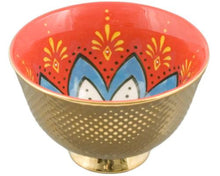 Metallic Ceramic Bowl - 6"