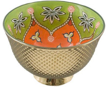 Metallic Ceramic Bowl - 6"
