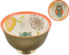 Metallic Ceramic Bowl - 6"