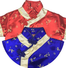 3/4 Biased Trimming Blossom Brocade Mandarin Gown for Girls