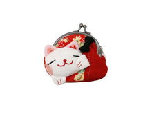 Floral Coin Purse with Attachment Design