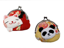 Floral Coin Purse with Attachment Design