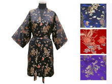 Dragon Phoenix Brocade Robe - Thigh Length