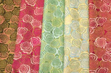 Silk / Rayon Roses Brocade Fabric