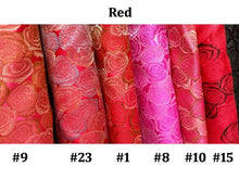 Silk / Rayon Roses Brocade Fabric