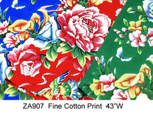 Peony Phoenix Print Cotton Fabric