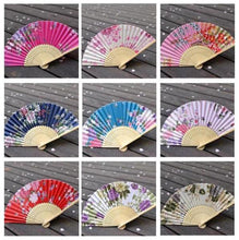 Printed Fabric Folding Fan