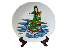 Colorful Design Ceramic Display Plate (with Stand)