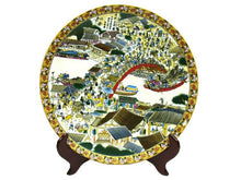Colorful Design Ceramic Display Plate (with Stand)