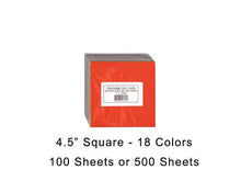 Assorted Solid Color Origami Paper