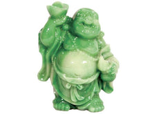 Jade Green Laughing Buddha Set (2.5 in.to 3 in.)