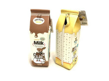Milk Carton Design Vinyl Pencils Case