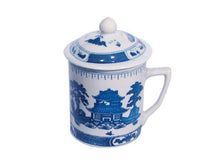 Classic Blue on White Mug with Cover