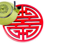 Symbolic Red Cinnabar Trivets