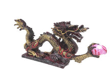 Dragon with Pearl Statue (M) - 9 in. (L)