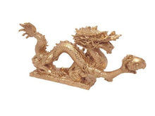 Dragon with Pearl Statue (M) - 9 in. (L)