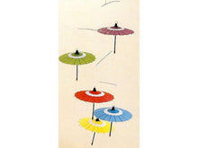 Printed Design Mini Paper Parasol Mobile