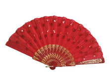 Sequins Fabric Fan - 9 in.