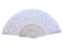 Sequins Fabric Fan - 9 in.
