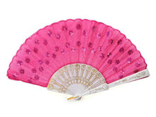 Sequins Fabric Fan - 9 in.