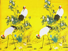 Crane Design Brocade Fabric