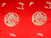 Dragon Medallion Brocade Fabric