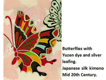 Textile Gems Greeting Cards - Bird & Butterfly