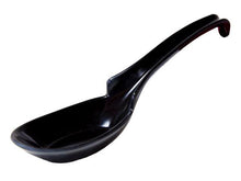 Two Tone Melamine Soup Spoon with Notch & Stopper