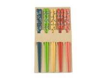 Panda Design Children Wooden Chopsticks Set - 6.5"