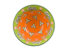 Metallic Ceramic Bowl with Chopsticks