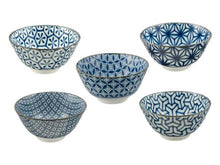 Blue on White Design Bowl (5")
