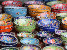 Turkish Motifs Multi Color Ceramic Bowl