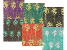 Peacock Feather Design Decorative Paper