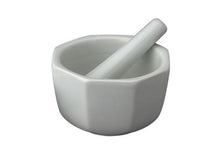 Octagonal Shape Porcelain Mortar and Pestles