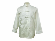 Embroidered  Dragon Design Mandarin Collar Jacket - Linen Cotton