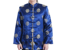 Longevity Design Brocade Mandarin Jacket - Lined