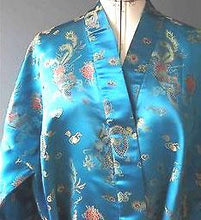 Dragon Phoenix Brocade Robe - Thigh Length