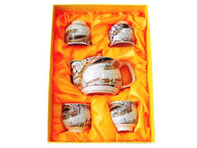 Ceramic Tea Set  ( 1 Tea Pot & 4 Cups )