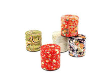 Washi Paper Tea Canister - 3 1/8" H
