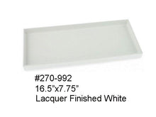 Plastic Lacquer Serving Tray - Rectangular (1 in. H)